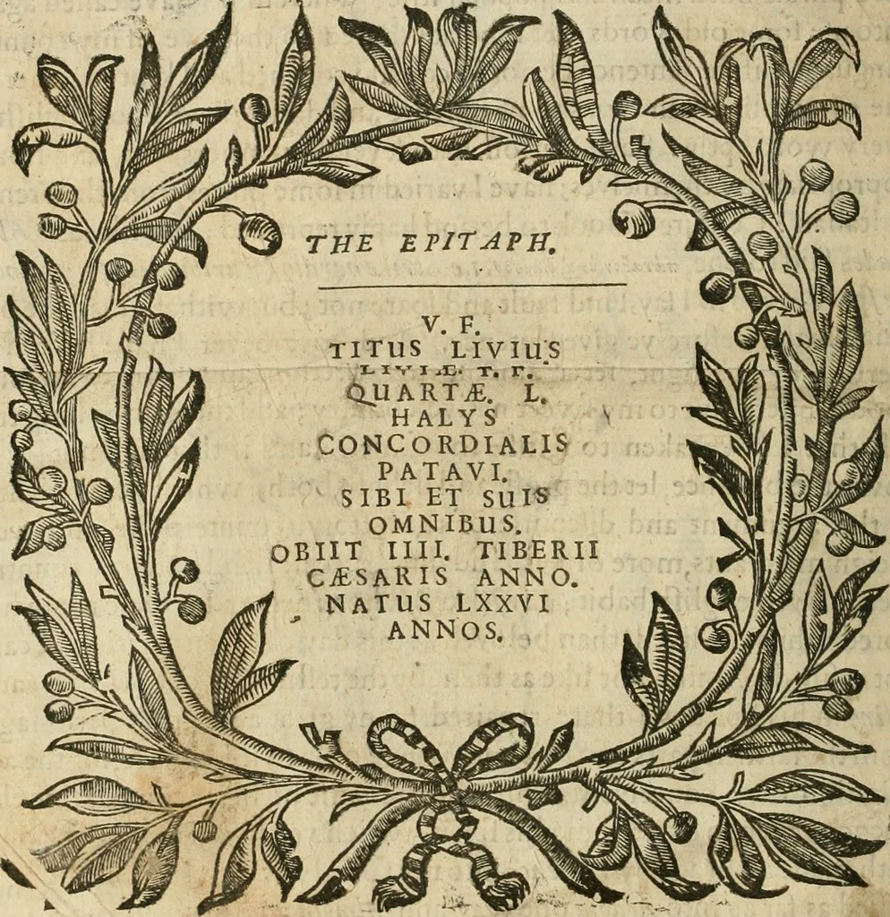 An illustration from The Romane historie, 1659, leaf 13