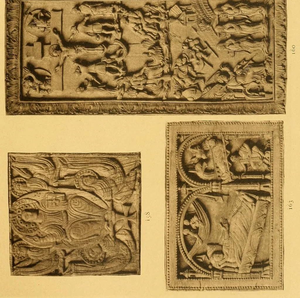 An illustration from Romanische Alterthümer des bayerischen Nationalmuseums, 1890, leaf 123