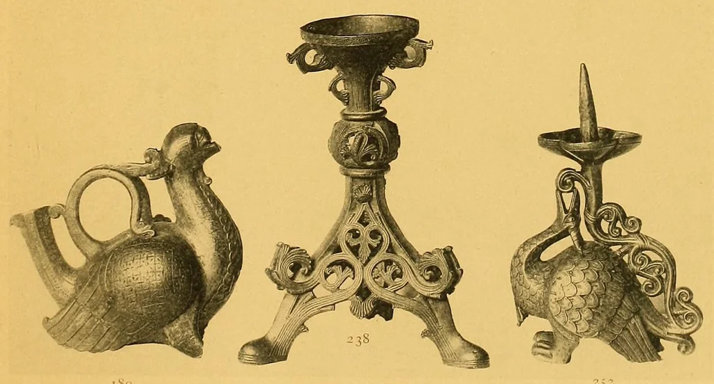 An illustration from Romanische Alterthümer des bayerischen Nationalmuseums, 1890, leaf 127