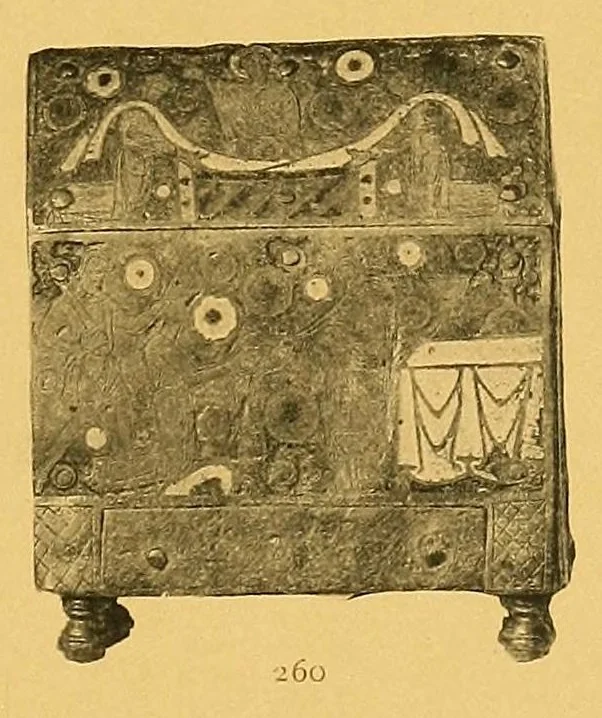 An illustration from Romanische Alterthümer des bayerischen Nationalmuseums, 1890, leaf 127