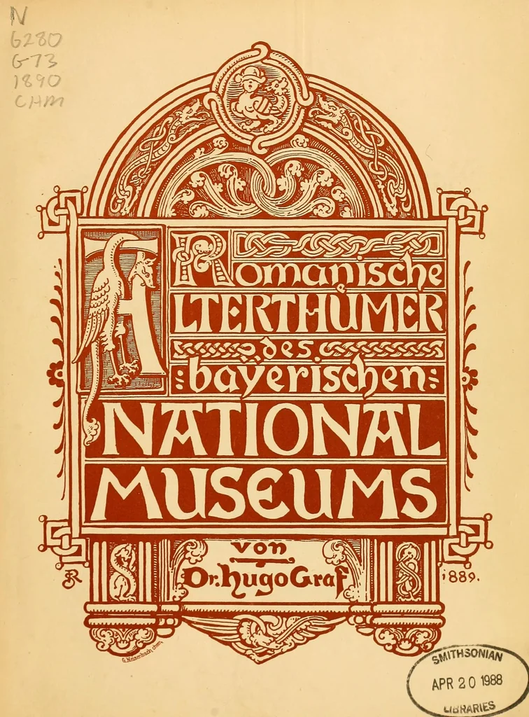 An illustration from Romanische Alterthümer des bayerischen Nationalmuseums, 1890, leaf 5