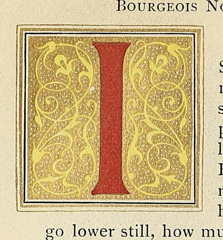 An illustration from The roman and italic printing types in the printing house of Theodore L. De Vinne & Co., 12 Lafayette Place, 1891, leaf 78