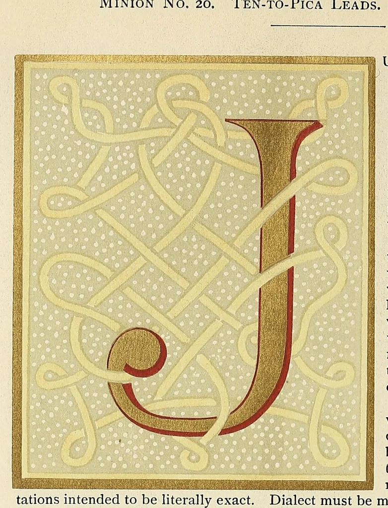 An illustration from The roman and italic printing types in the printing house of Theodore L. De Vinne & Co., 12 Lafayette Place, 1891, leaf 94