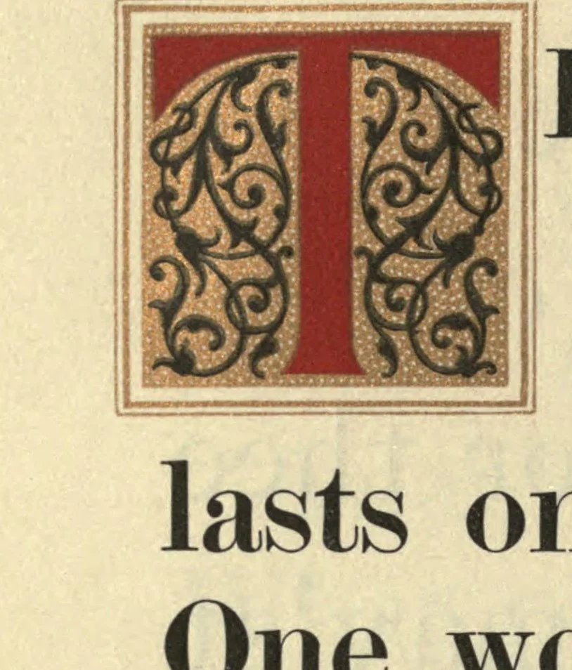 An illustration from The roman and italic printing types in the printing house of Theodore L. De Vinne & co, 1891, leaf 28