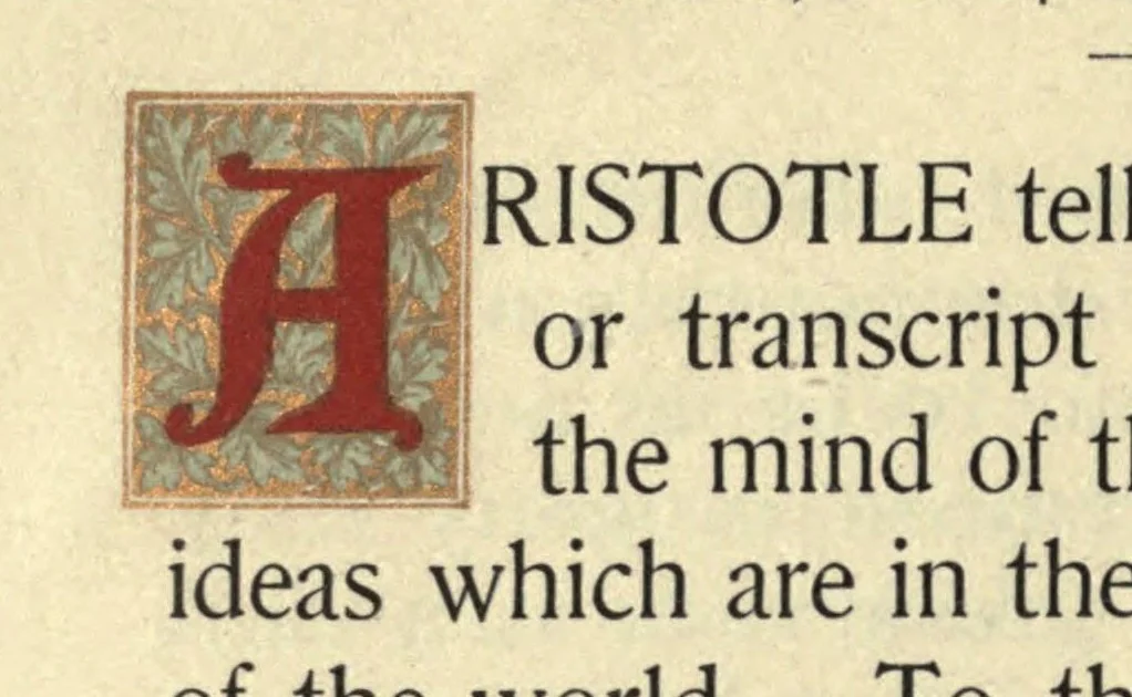 An illustration from The roman and italic printing types in the printing house of Theodore L. De Vinne & co, 1891, leaf 54