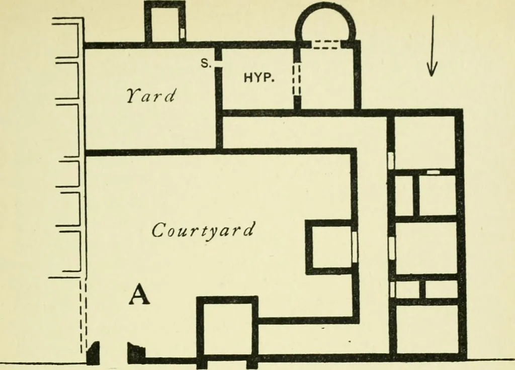 An illustration from Romano-British buildings and earthworks, 1911, leaf 176
