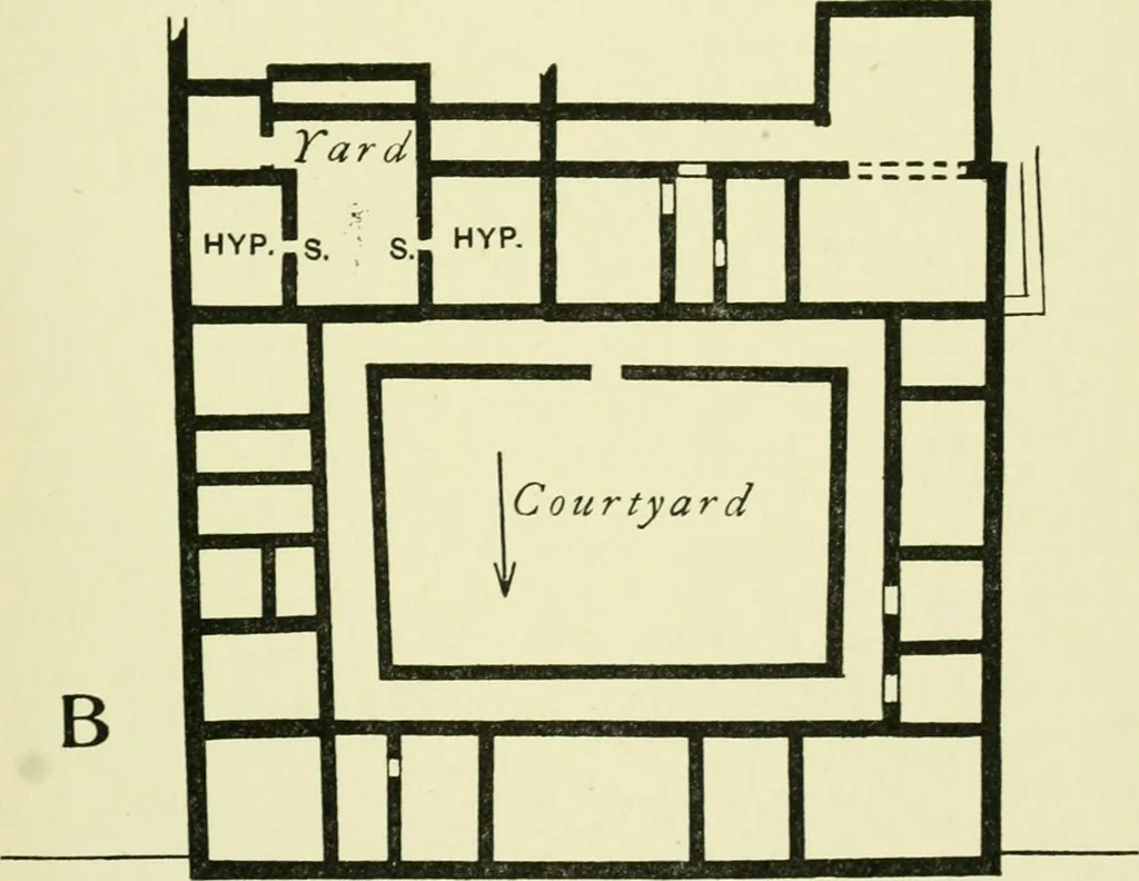 An illustration from Romano-British buildings and earthworks, 1911, leaf 176