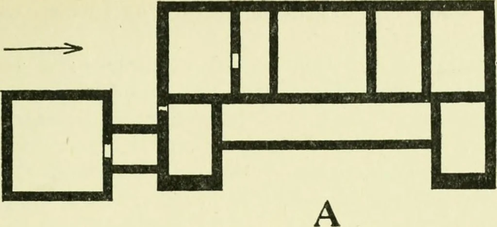 An illustration from Romano-British buildings and earthworks, 1911, leaf 188