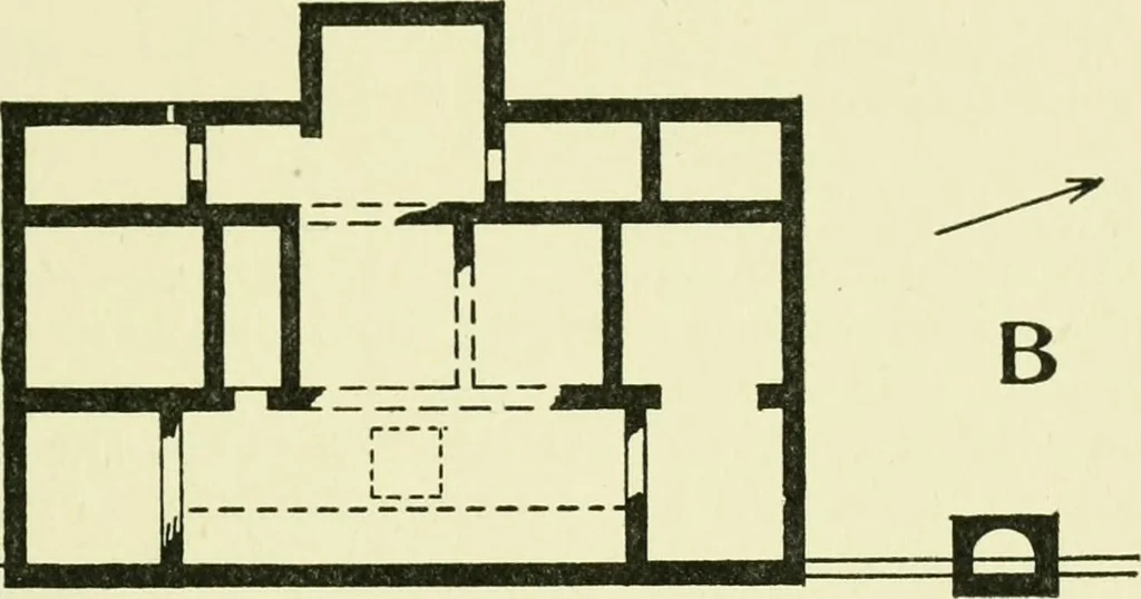 An illustration from Romano-British buildings and earthworks, 1911, leaf 188