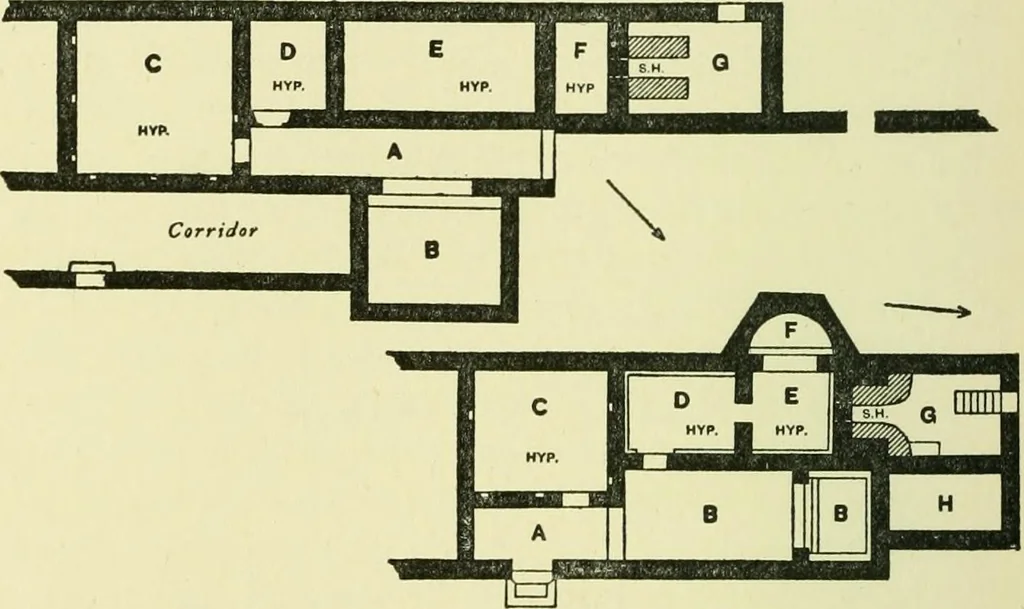 An illustration from Romano-British buildings and earthworks, 1911, leaf 225