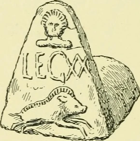 An illustration from Romano-British buildings and earthworks, 1911, leaf 291