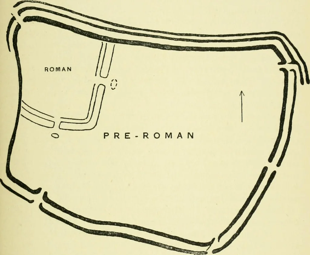 An illustration from Romano-British buildings and earthworks, 1911, leaf 30