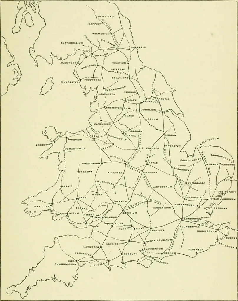 An illustration from Romano-British buildings and earthworks, 1911, leaf 344