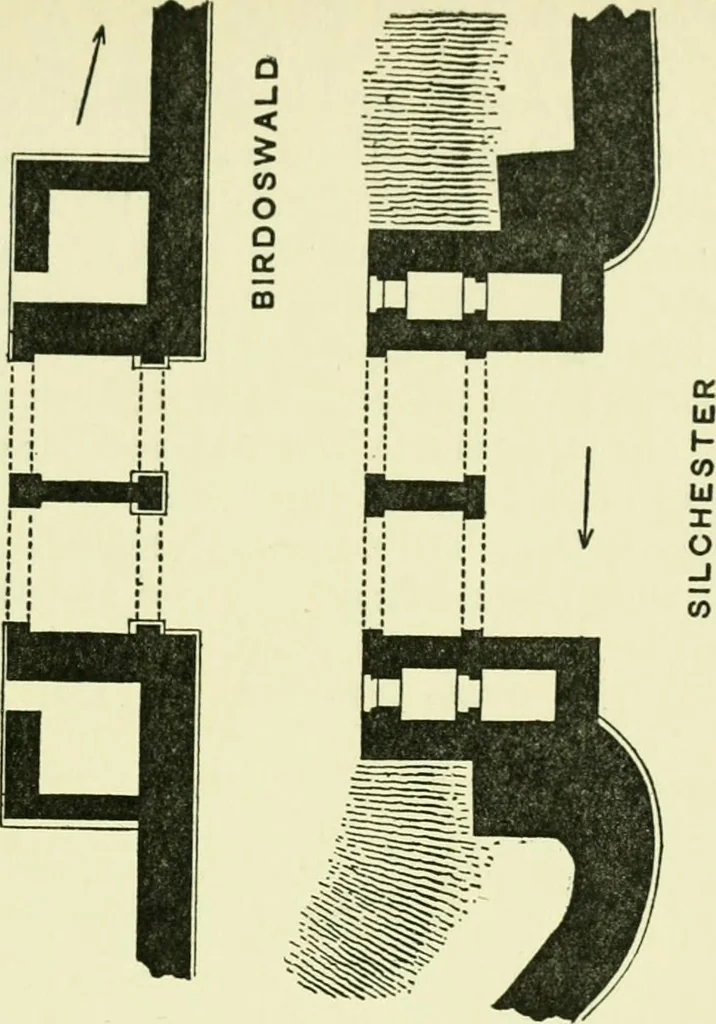 An illustration from Romano-British buildings and earthworks, 1911, leaf 86