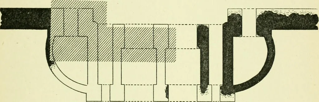 An illustration from Romano-British buildings and earthworks, 1911, leaf 88