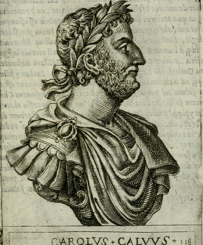 An illustration from Romanorvm imperatorvm effigies : elogijs ex diuersis scriptoribus per Thomam Treteru S. Mariae Transtyberim canonicum collectis, 1583, leaf 248