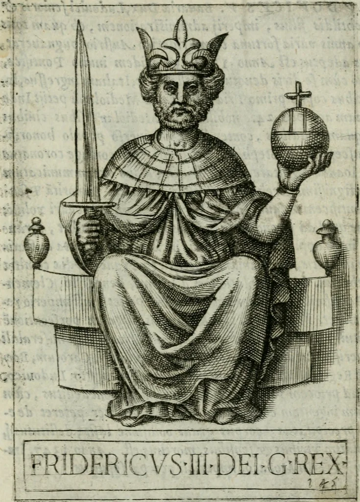 An illustration from Romanorvm imperatorvm effigies : elogijs ex diuersis scriptoribus per Thomam Treteru S. Mariae Transtyberim canonicum collectis, 1583, leaf 300
