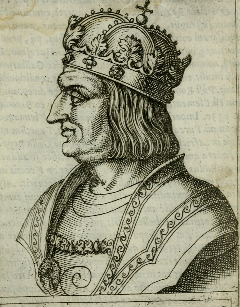 An illustration from Romanorvm imperatorvm effigies : elogijs ex diuersis scriptoribus per Thomam Treteru S. Mariae Transtyberim canonicum collectis, 1583, leaf 316