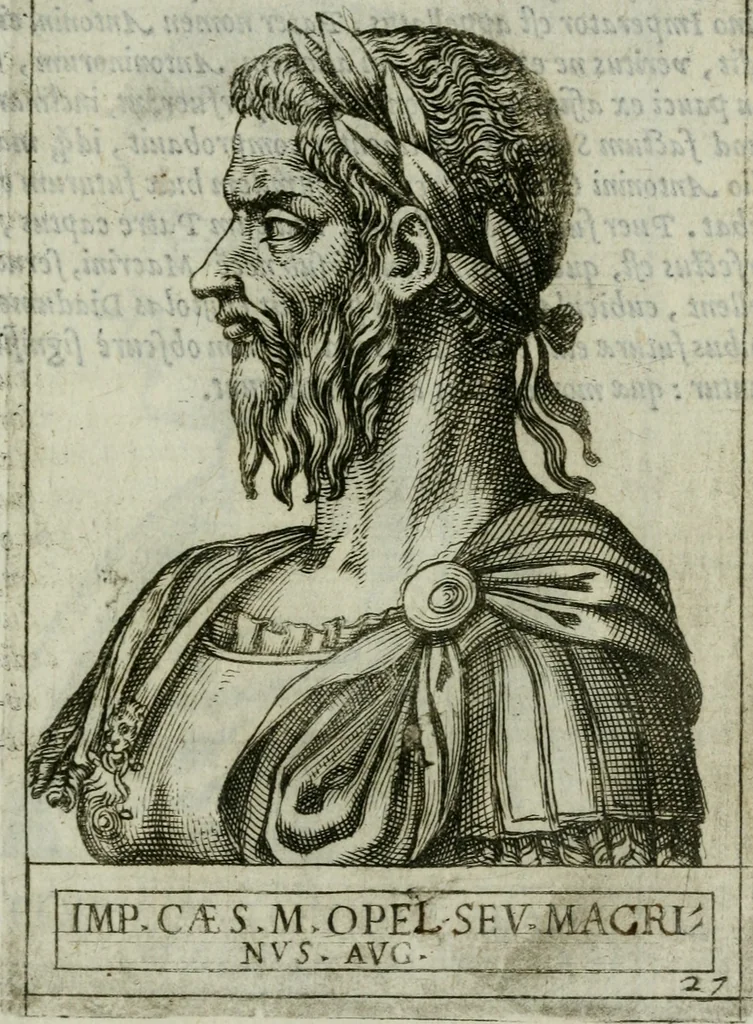 An illustration from Romanorvm imperatorvm effigies : elogijs ex diuersis scriptoribus per Thomam Treteru S. Mariae Transtyberim canonicum collectis, 1583, leaf 76