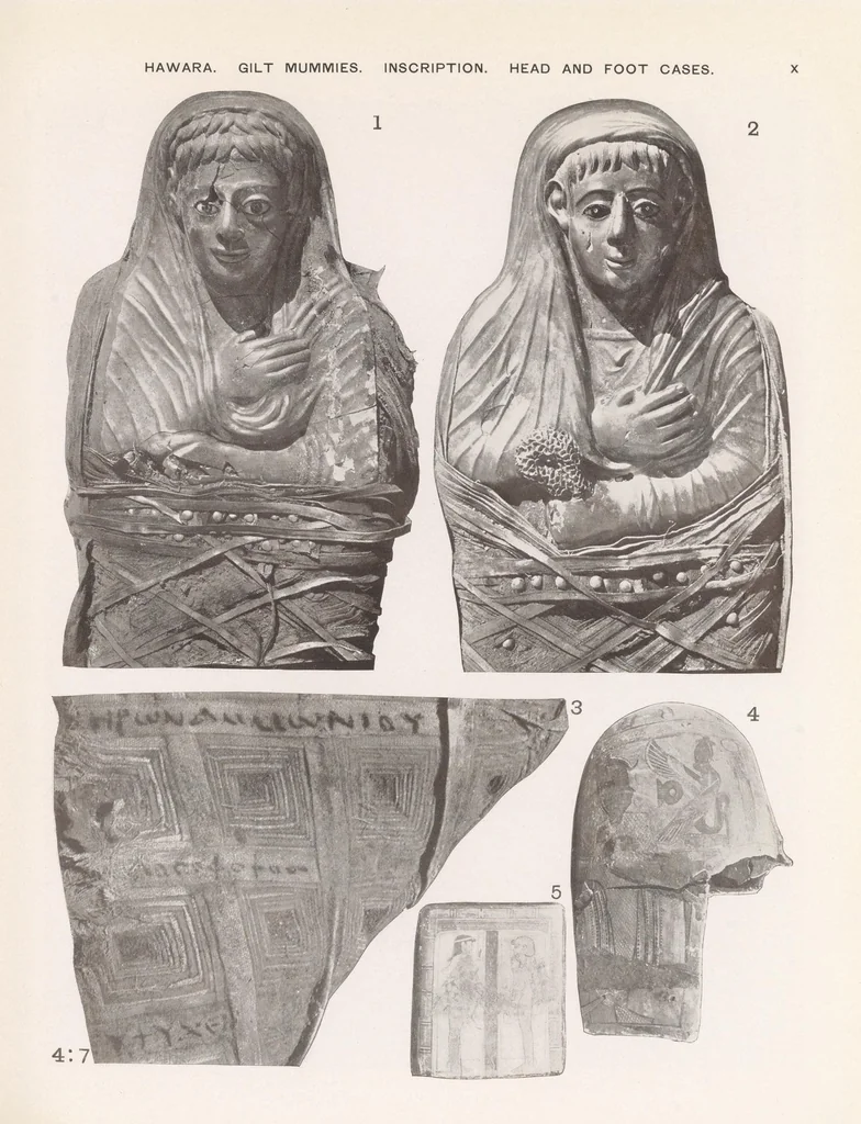 An illustration from Roman portraits and Memphis (IV), 1911, leaf 69