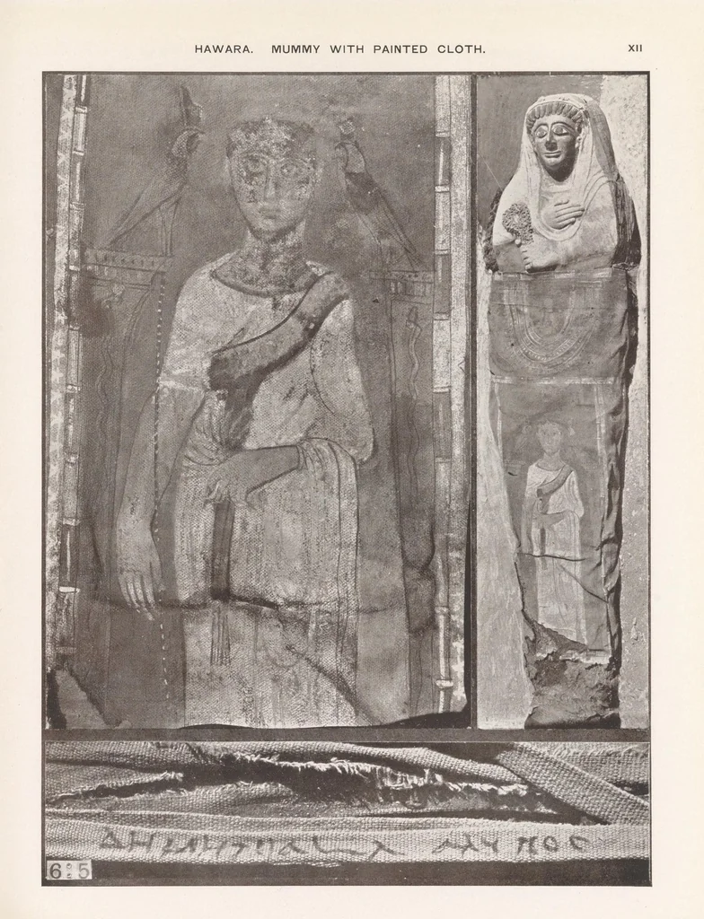 An illustration from Roman portraits and Memphis (IV), 1911, leaf 73