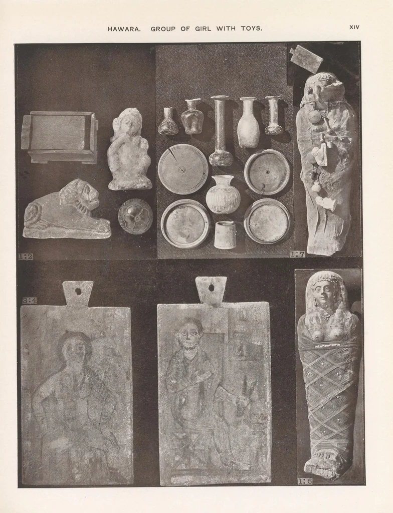 An illustration from Roman portraits and Memphis (IV), 1911, leaf 77