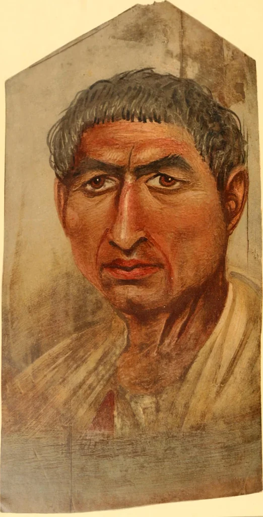 An illustration from Roman portraits and Memphis (IV), 1911, leaf 11