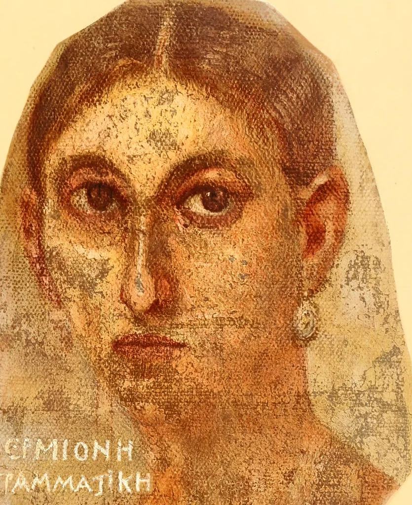 An illustration from Roman portraits and Memphis (IV), 1911, leaf 46