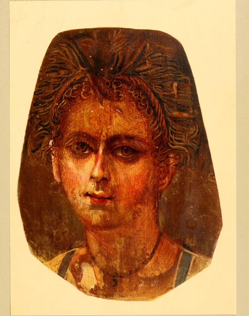 An illustration from Roman portraits and Memphis (IV), 1911, leaf 48