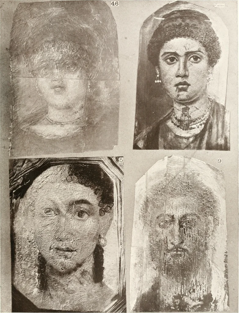 An illustration from Roman portraits and Memphis (IV), 1911, leaf 54