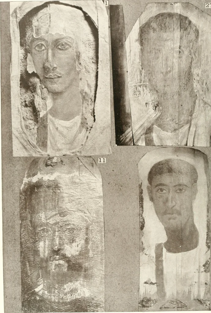 An illustration from Roman portraits and Memphis (IV), 1911, leaf 61
