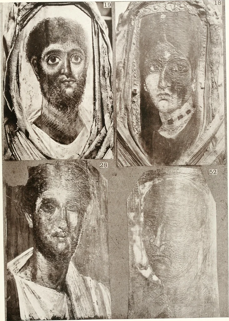 An illustration from Roman portraits and Memphis (IV), 1911, leaf 62