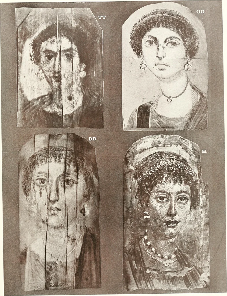 An illustration from Roman portraits and Memphis (IV), 1911, leaf 64