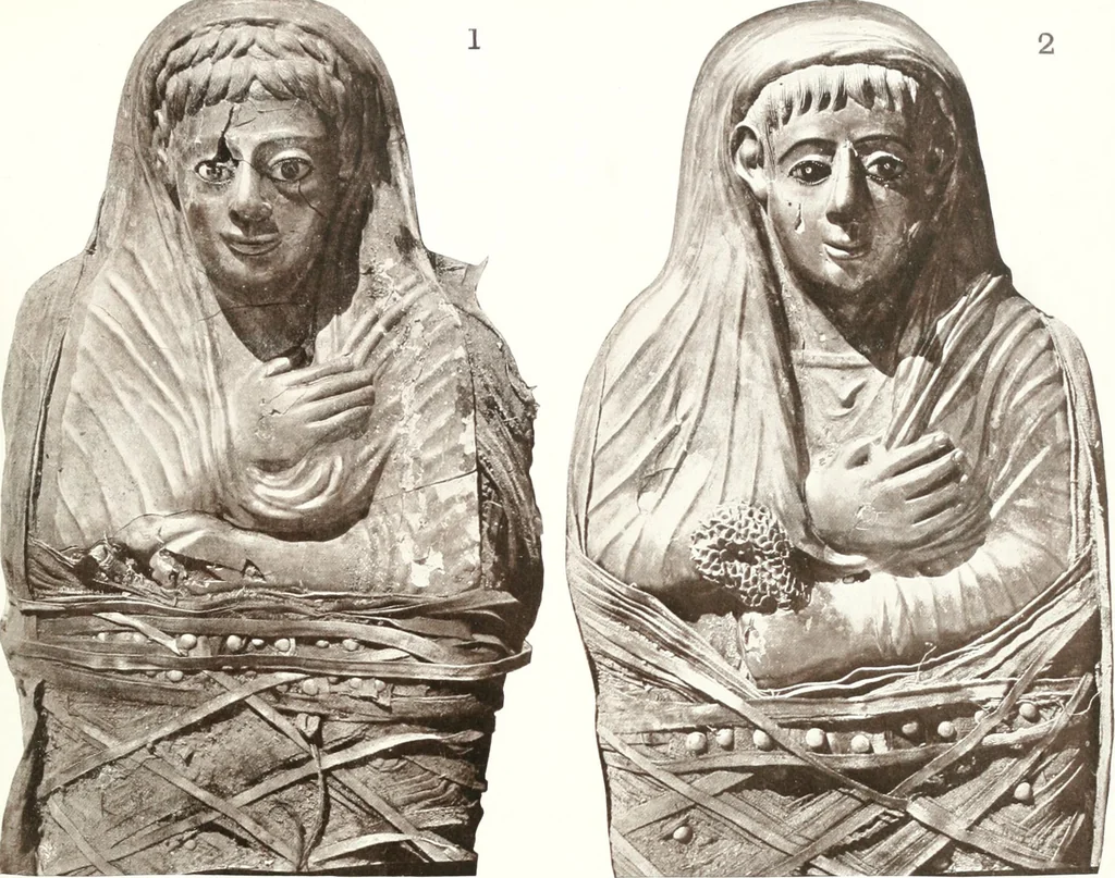 An illustration from Roman portraits and Memphis (IV), 1911, leaf 68