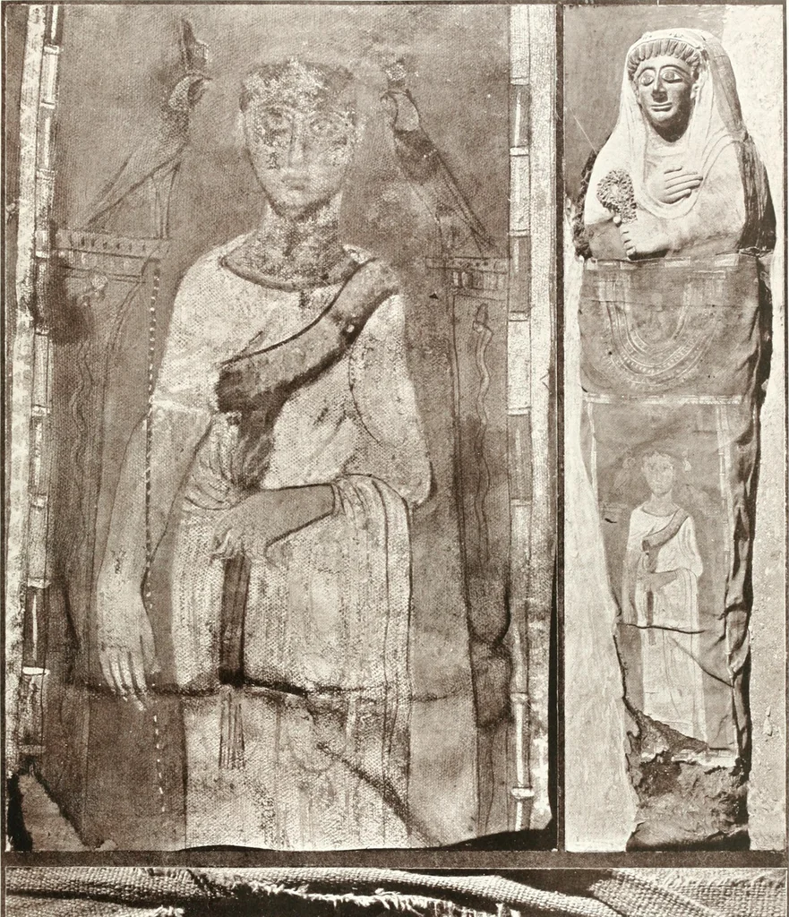 An illustration from Roman portraits and Memphis (IV), 1911, leaf 72