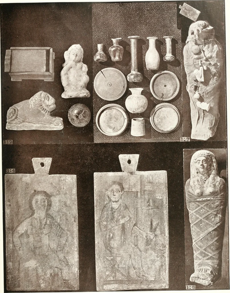An illustration from Roman portraits and Memphis (IV), 1911, leaf 76
