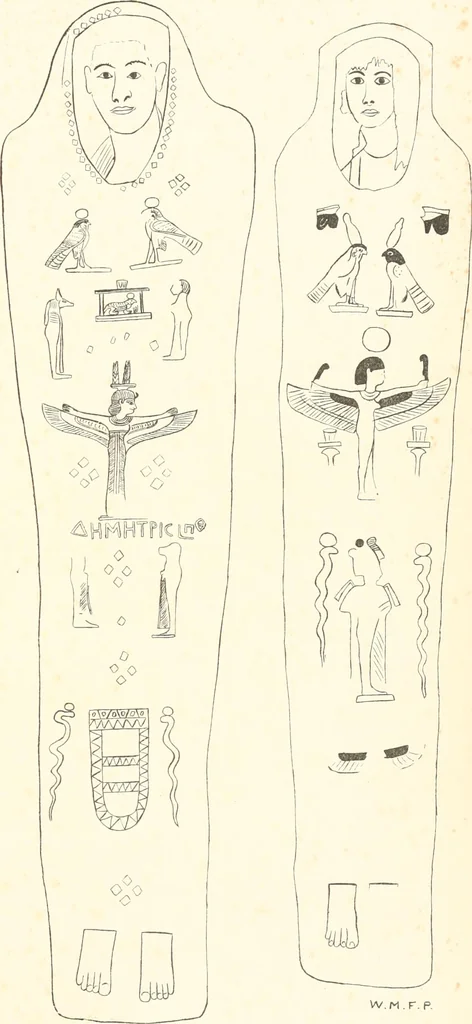 An illustration from Roman portraits and Memphis (IV), 1911, leaf 90