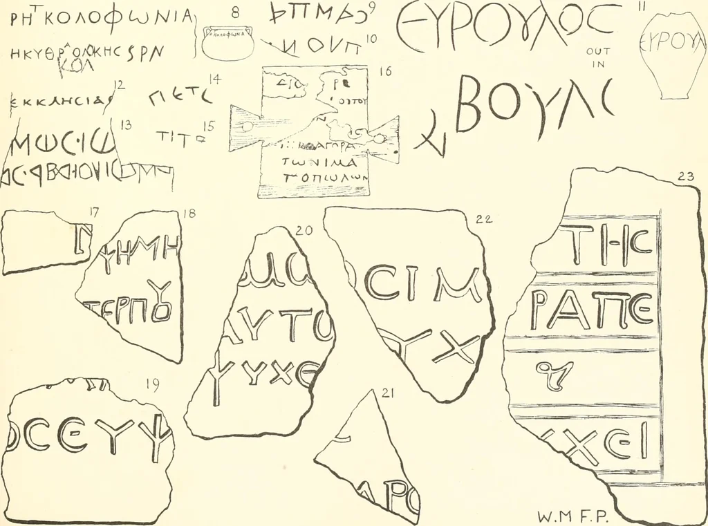 An illustration from Roman portraits and Memphis (IV), 1911, leaf 96