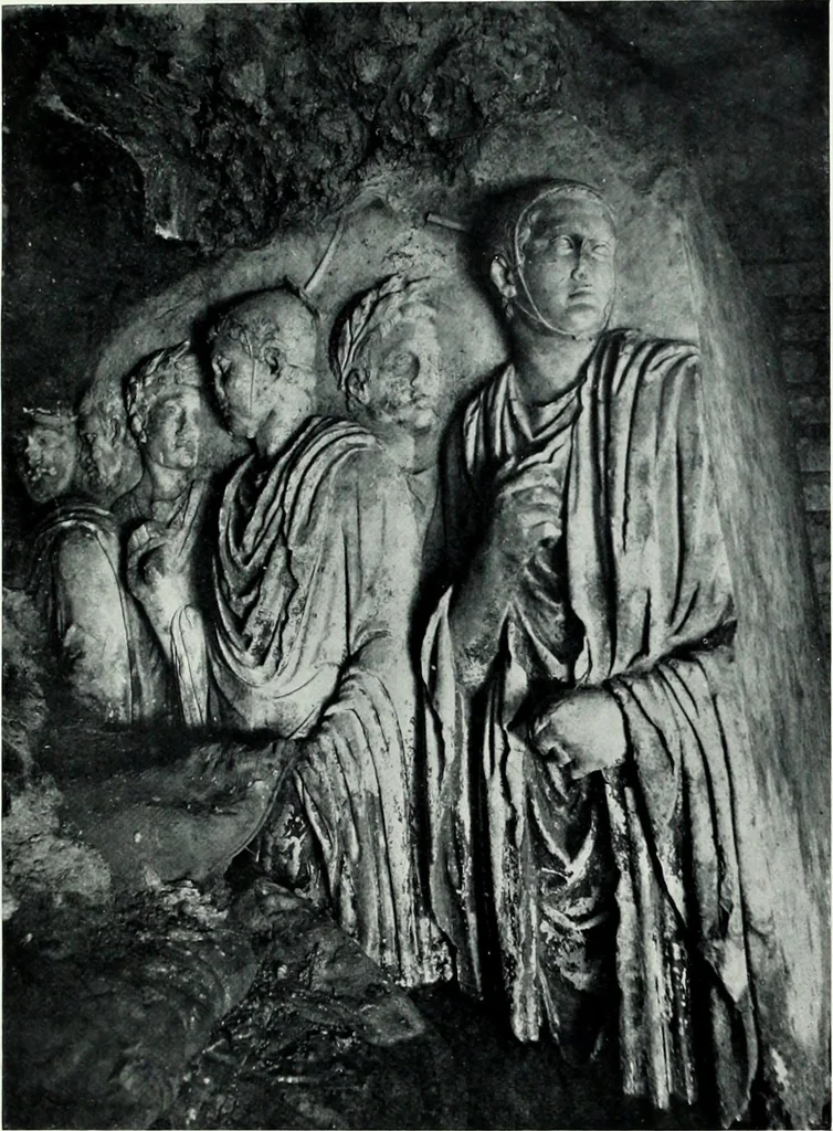 An illustration from Roman sculpture from Augustus to Constantine, 1907, leaf 110