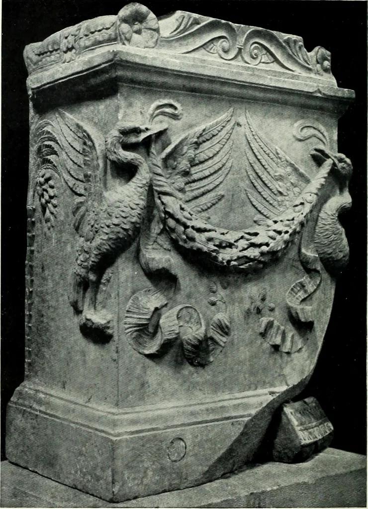 An illustration from Roman sculpture from Augustus to Constantine, 1907, leaf 125