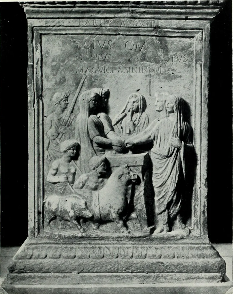 An illustration from Roman sculpture from Augustus to Constantine, 1907, leaf 144