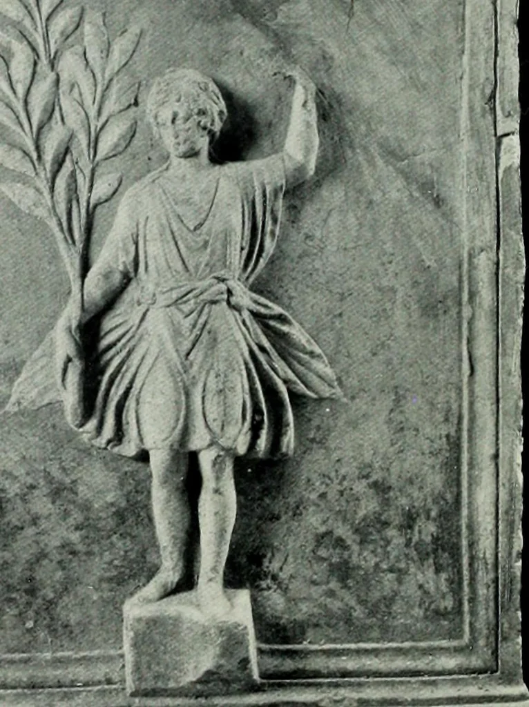 An illustration from Roman sculpture from Augustus to Constantine, 1907, leaf 147