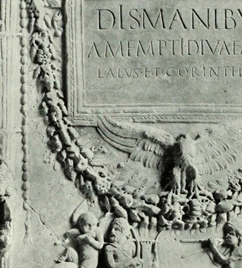 An illustration from Roman sculpture from Augustus to Constantine, 1907, leaf 151