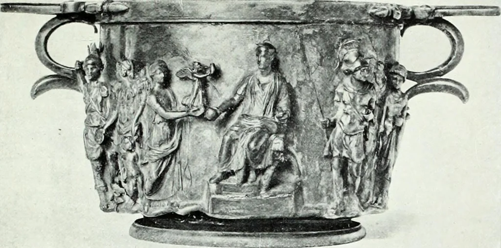 An illustration from Roman sculpture from Augustus to Constantine, 1907, leaf 160