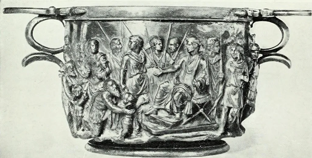 An illustration from Roman sculpture from Augustus to Constantine, 1907, leaf 160