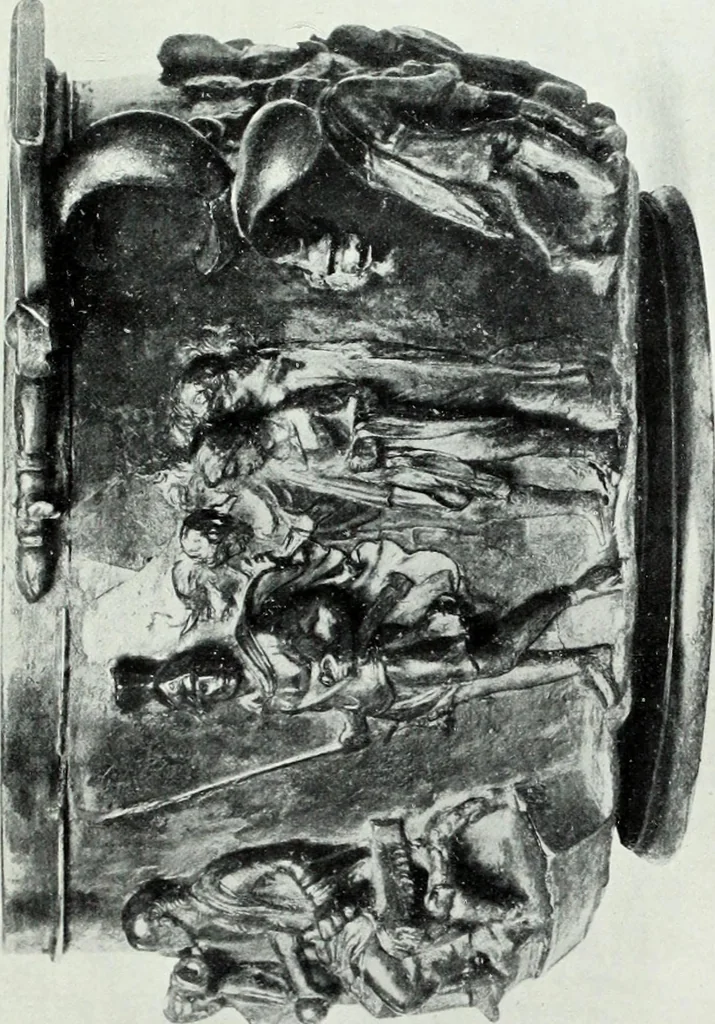An illustration from Roman sculpture from Augustus to Constantine, 1907, leaf 164