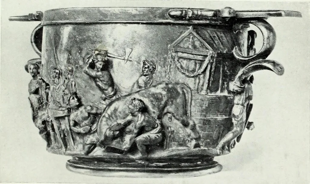 An illustration from Roman sculpture from Augustus to Constantine, 1907, leaf 168