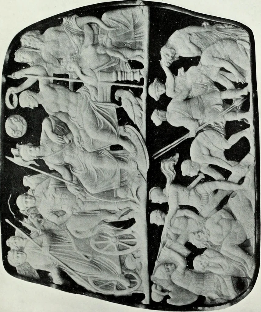 An illustration from Roman sculpture from Augustus to Constantine, 1907, leaf 172