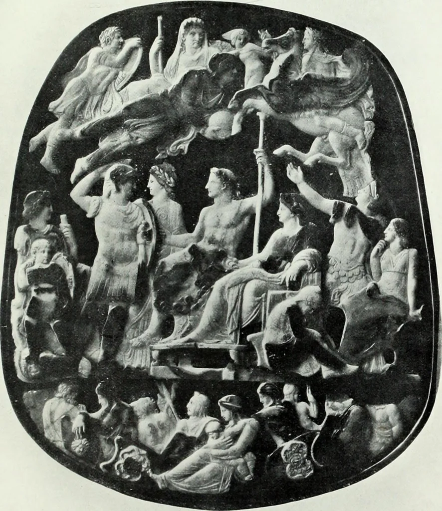 An illustration from Roman sculpture from Augustus to Constantine, 1907, leaf 176