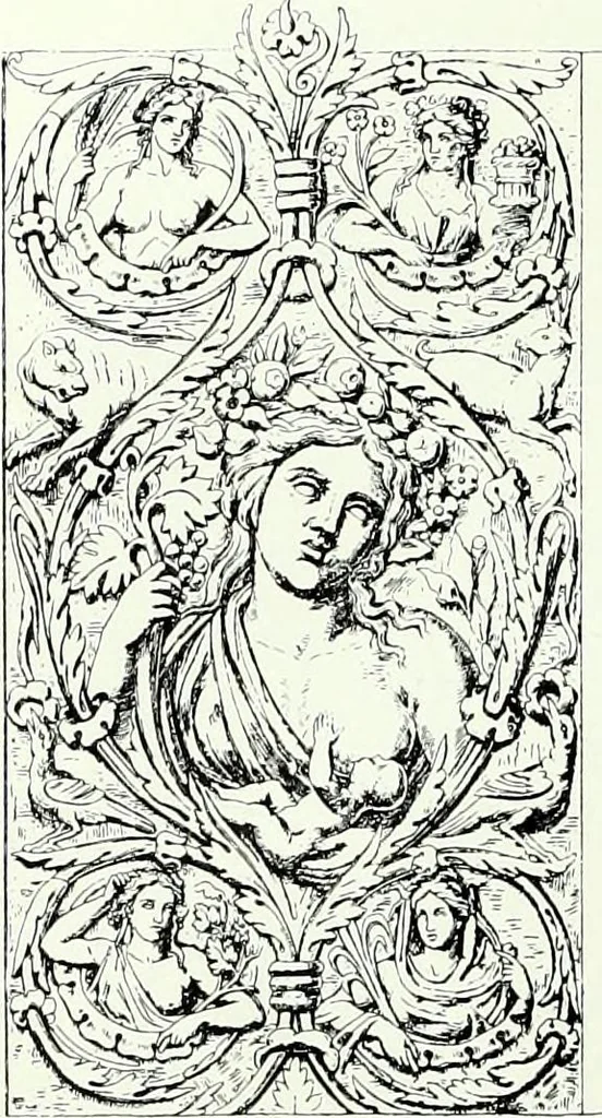 An illustration from Roman sculpture from Augustus to Constantine, 1907, leaf 225